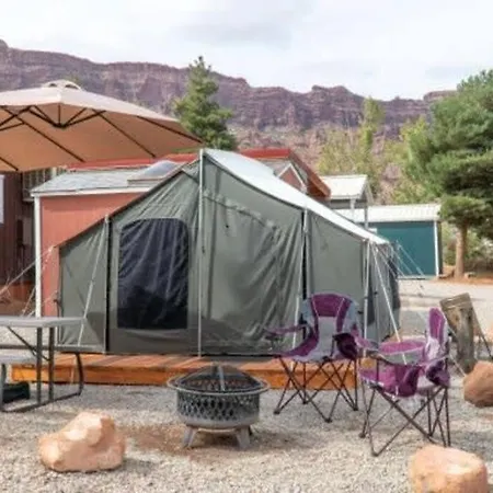 Moab Rv Resort Glamping Setup Tent In Rv Park #4 Ok-T4 Extérieur photo