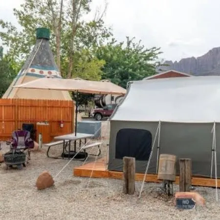 Moab Rv Resort Glamping Setup Tent In Rv Park #4 Ok-T4 Extérieur photo